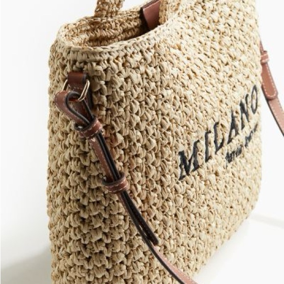 H&M ‘Milano’ straw tote ‘SOLD OUT’ - Picture 3 of 8